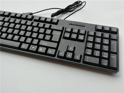 Keycap con lettere spagnole, francesi, russe e arabe per tastiera gaming USB cablata 104 tasti per computer
