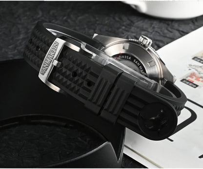 San Martin Official 41mm 62mas V4 Diver Men Watch NH35 Automatic Mechanical Watch Sapphire Glass 200m Waterproof Luminous SN0007
