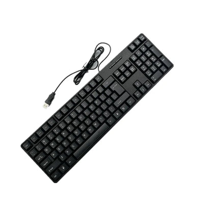 Keycap con lettere spagnole, francesi, russe e arabe per tastiera gaming USB cablata 104 tasti per computer