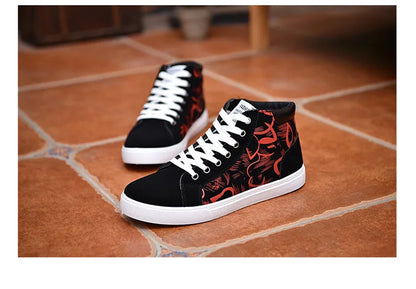 Scarpe casual da uomo per skateboard, sneakers alte sportive da uomo, scarpe outdoor traspiranti per camminata urbana, 48, Chaussure Homme 47
