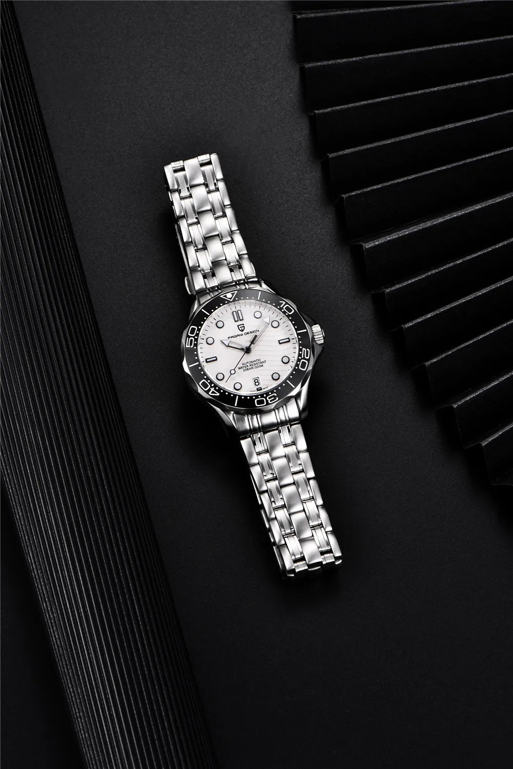 2026 New PAGANI DESIGN Wave Men Mechanical watch Luxury Automatic Watch for men NH35 Sapphire crystal Dive wristwatch clock man