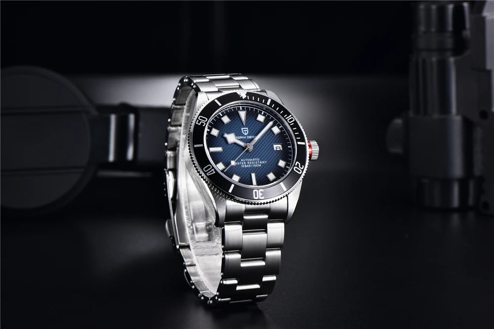 2026 New PAGANI DESIGN BB58 Luxury Automatic Mechanical Men Watch Sapphire Japan Movt Watch 316L All Steel Waterproof Man Watch