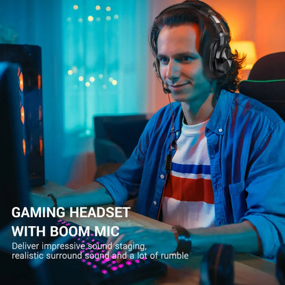 Auriculares OneOdio A71 con cable Over Ear HiFi Studio DJ con micrófono – Auriculares gaming de monitorización profesional con graves profundos