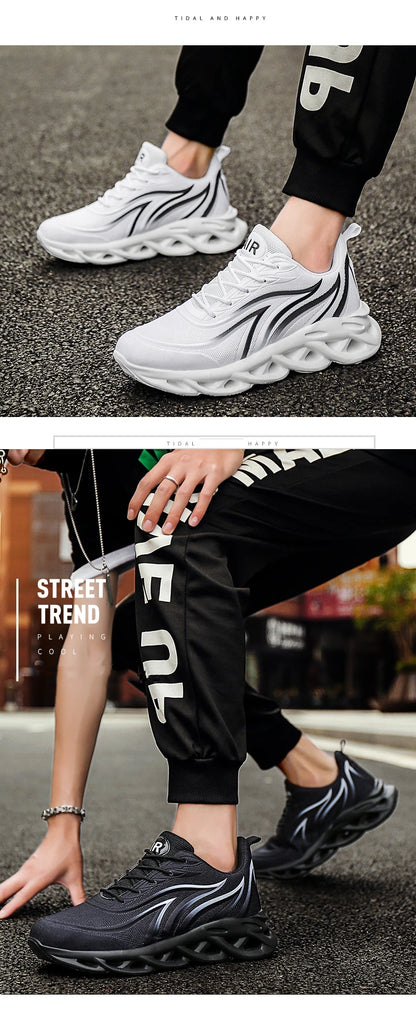 Social Shoe Pánske sieťované priedušné pohodlné bežecké a turistické topánky Outdoorové pánske športové topánky Zapatos Hombre Najpredávanejšie