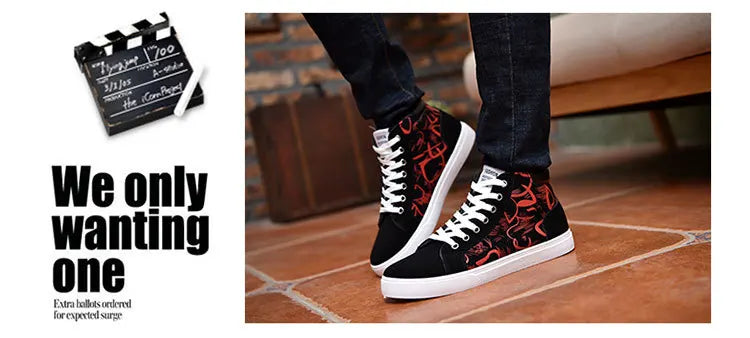 Scarpe casual da uomo per skateboard, sneakers alte sportive da uomo, scarpe outdoor traspiranti per camminata urbana, 48, Chaussure Homme 47