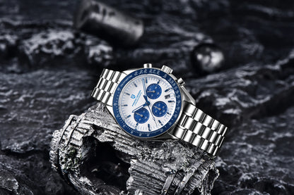 PAGANI DESIGN 2026 New V6 Moon Watches Men Luxury Quartz Watch For Men Speed Sport Chronograph AR Sapphire crystal Wristwatch
