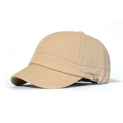 Baseballová čepice s krátkou krempou, bavlněná, pro muže i ženy, měkká, vintage, „dad hat“, nastavitelná, ve stylu trucker, nízkoprofilová čepice