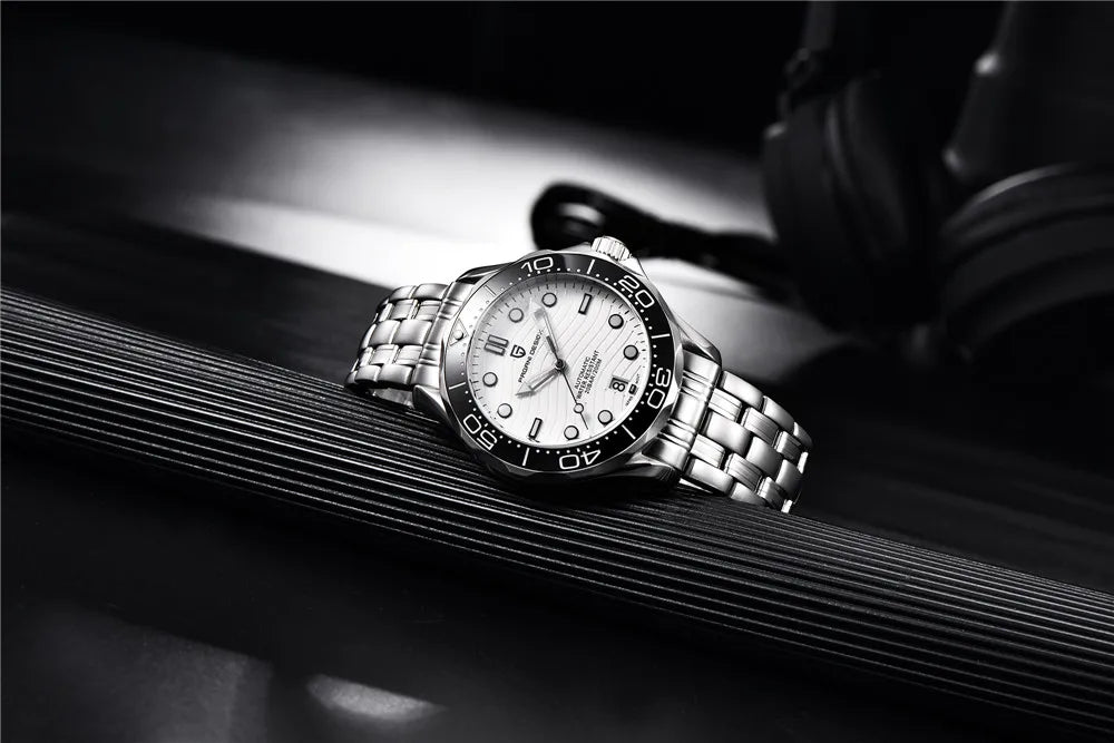 2026 New PAGANI DESIGN Wave Men Mechanical watch Luxury Automatic Watch for men NH35 Sapphire crystal Dive wristwatch clock man