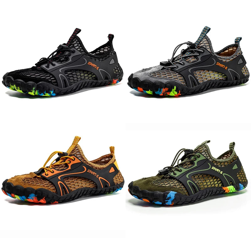 MAIJION Professional Aqua Shoes for Men Non-Slip Water Shoes Trekking Upstream Quick-Dry Beach Lightweight Water Sports Sneakers
