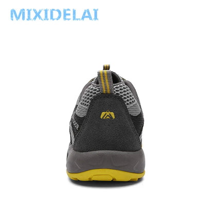 MIXIDELAI New Summer Men Sneakers Fashion Spring Outdoor Shoes Men Casual Men's Shoes Comfortable Mesh Shoes For Men Size 39-46