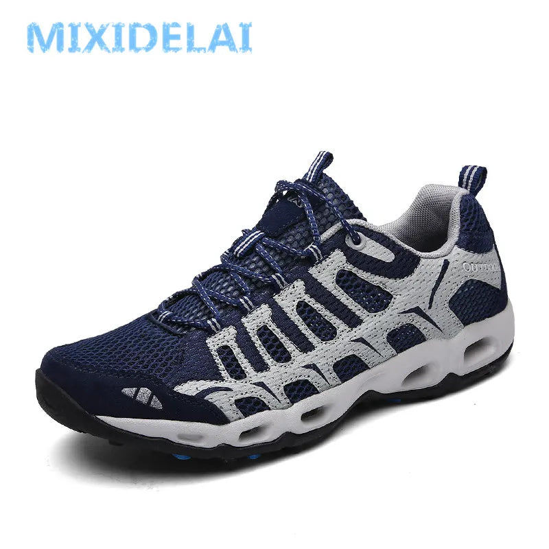 MIXIDELAI New Summer Men Sneakers Fashion Spring Outdoor Shoes Men Casual Men's Shoes Comfortable Mesh Shoes For Men Size 39-46