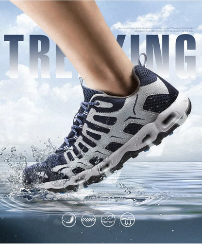 MIXIDELAI New Summer Men Sneakers Fashion Spring Outdoor Shoes Men Casual Men's Shoes Comfortable Mesh Shoes For Men Size 39-46