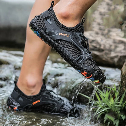 MAIJION Professional Aqua Shoes for Men Non-Slip Water Shoes Trekking Upstream Quick-Dry Beach Lightweight Water Sports Sneakers