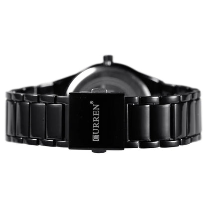 Montre pour homme Curren – Montre de luxe de grande marque, entièrement en acier, avec affichage de la date, montre à quartz tendance, idéale pour un style professionnel.