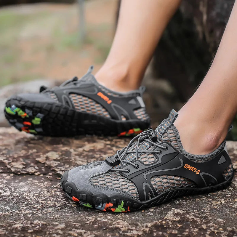 MAIJION Professional Aqua Shoes for Men Non-Slip Water Shoes Trekking Upstream Quick-Dry Beach Lightweight Water Sports Sneakers