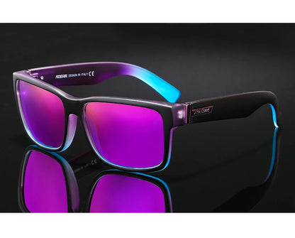KDEAM Revamp Of Sport Men Sunglasses Polarized Shockingly Colors Sun Glasses Outdoor Driving Photochromic Sunglass With Box