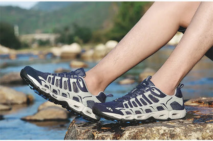 MIXIDELAI New Summer Men Sneakers Fashion Spring Outdoor Shoes Men Casual Men's Shoes Comfortable Mesh Shoes For Men Size 39-46