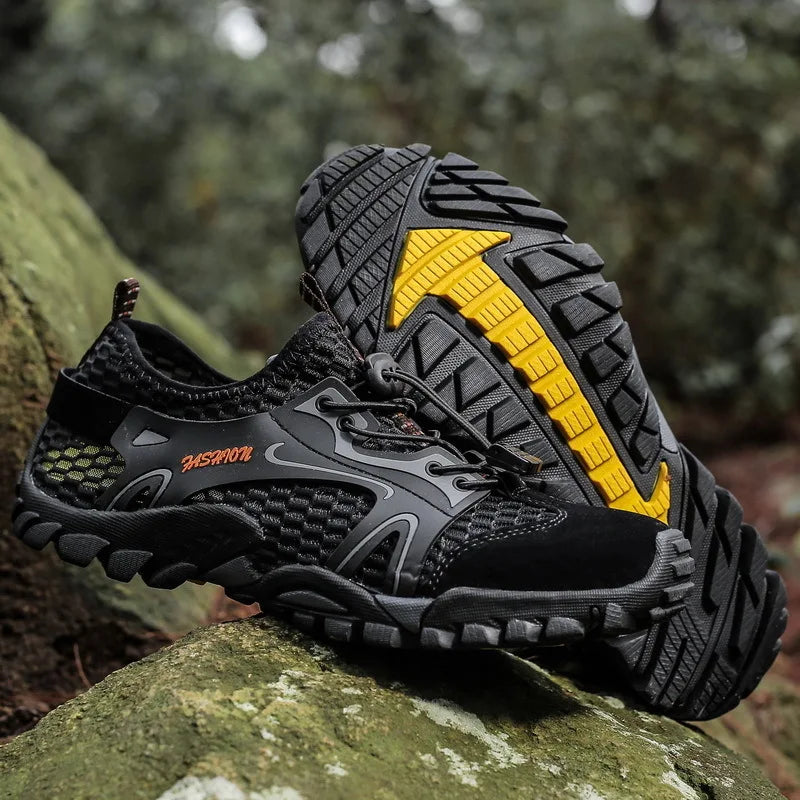 MAIJION Professional Aqua Shoes for Men Non-Slip Water Shoes Trekking Upstream Quick-Dry Beach Lightweight Water Sports Sneakers