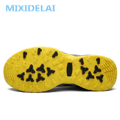 MIXIDELAI New Summer Men Sneakers Fashion Spring Outdoor Shoes Men Casual Men's Shoes Comfortable Mesh Shoes For Men Size 39-46