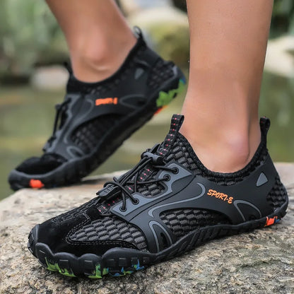 MAIJION Professional Aqua Shoes for Men Non-Slip Water Shoes Trekking Upstream Quick-Dry Beach Lightweight Water Sports Sneakers