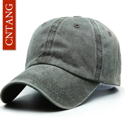CNTANG Șapcă de baseball clasică și casual pentru bărbați, de primăvară-vară, șepci simple pentru femei, din bumbac, cu clapă rabatabilă, marcă unisex