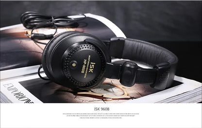New ISK HP-960B Headband Headphone Studio Monitor Dynamic Stereo DJ Headphones HD Headset Noise Isolating Earphone