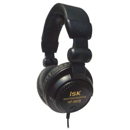 New ISK HP-960B Headband Headphone Studio Monitor Dynamic Stereo DJ Headphones HD Headset Noise Isolating Earphone
