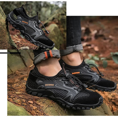MAIJION Professional Aqua Shoes for Men Non-Slip Water Shoes Trekking Upstream Quick-Dry Beach Lightweight Water Sports Sneakers