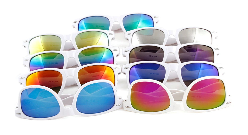 New Brand cool sunglasses New white pc frame Glasses Men Women Sun Glasses Sun Goggles Eyewear Unisex Sunglasses male female