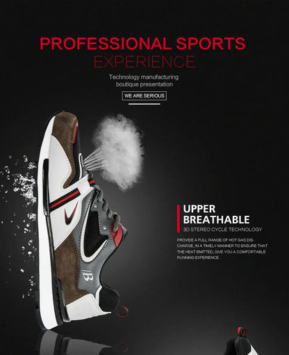 BONA Novos Designers Sapatilhas Desportivas em Couro Action para Homem Sapatilhas de Corrida para Homem Calçado de Ténis Masculino Calçado de Caminhada Fitness Moderno