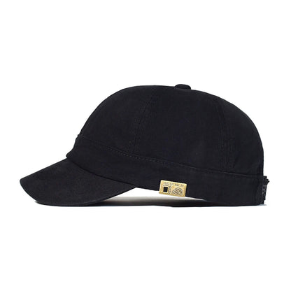 Baseballová čepice s krátkou krempou, bavlněná, pro muže i ženy, měkká, vintage, „dad hat“, nastavitelná, ve stylu trucker, nízkoprofilová čepice