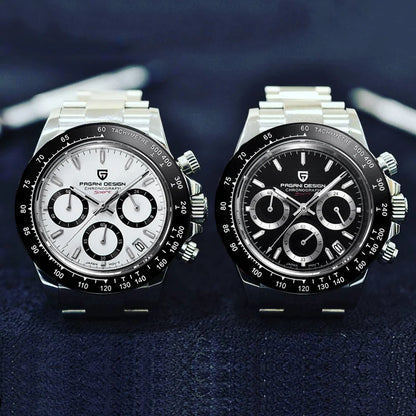 2026 New PAGANI DESIGN Chronograph Luxury Quartz Wrist Watch Automatic Date 100M Waterproof JAPAN VK63 Movement