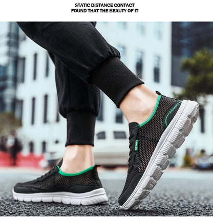 Men Aqua Shoes Outdoor Breathable Beach Shoes Lightweight Quick-Drying Wading Shoes Sport Water Camping Sneakers Shoes