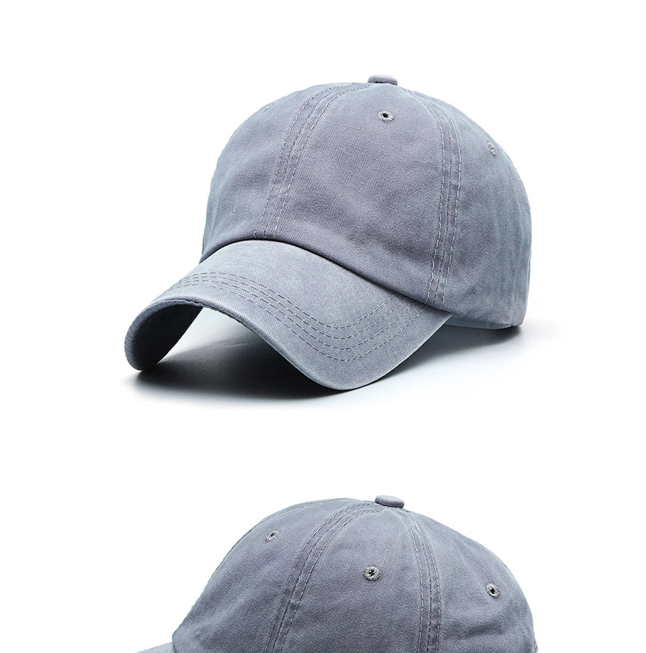 CNTANG Șapcă de baseball clasică și casual pentru bărbați, de primăvară-vară, șepci simple pentru femei, din bumbac, cu clapă rabatabilă, marcă unisex