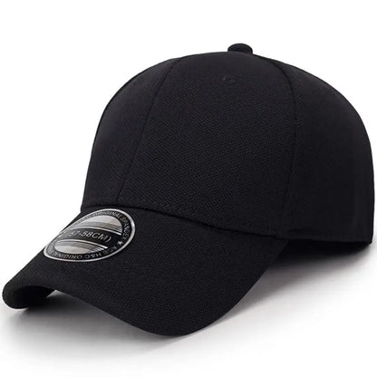 COKK Cappellino da baseball da uomo, cappellini snapback, cappellini da uomo su misura, cappellino chiuso a tesa intera, cappellini da donna, gorras, cappellino da uomo in stile trucker, casquette, per attività all'aperto, nero