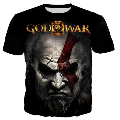 God of War 3D Printed T-shirt Men Women 2021 New Fashion Cool Casual Short Sleeve Unisex Harajuku Style Streetwear Tee Tops