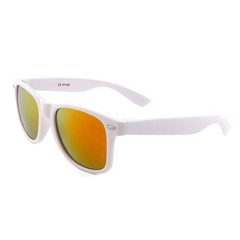 New Brand cool sunglasses New white pc frame Glasses Men Women Sun Glasses Sun Goggles Eyewear Unisex Sunglasses male female