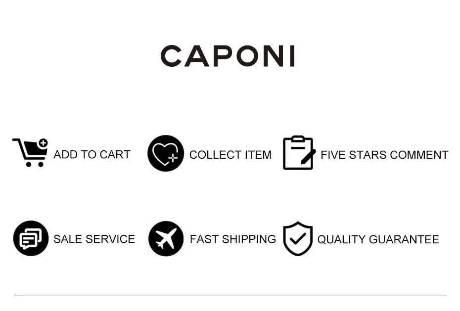 CAPONI Men's Sunglasses Polarized Classic Design Eyewear Protect Eyes Black Shades For Male Outdoor Driving Sun Glasses CP6199