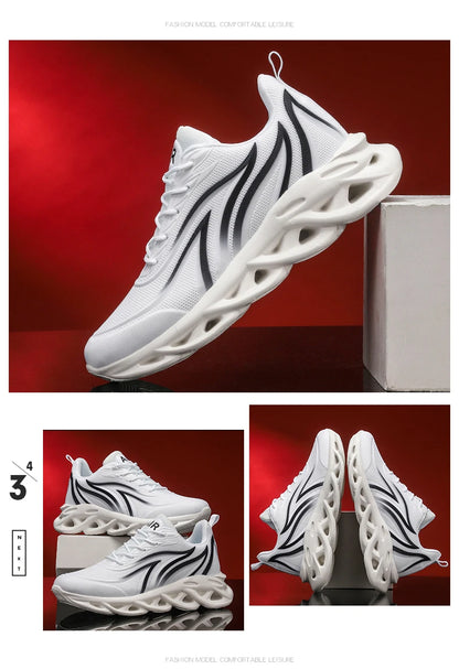 Social Shoe Pánske sieťované priedušné pohodlné bežecké a turistické topánky Outdoorové pánske športové topánky Zapatos Hombre Najpredávanejšie