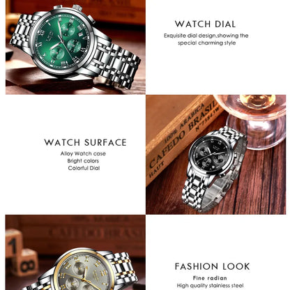 LIGE New Fashion Luxury Women Watch Waterproof Quartz Ladies Watches Business Steel Band Casual Bracelet Date Clock Wristwatches