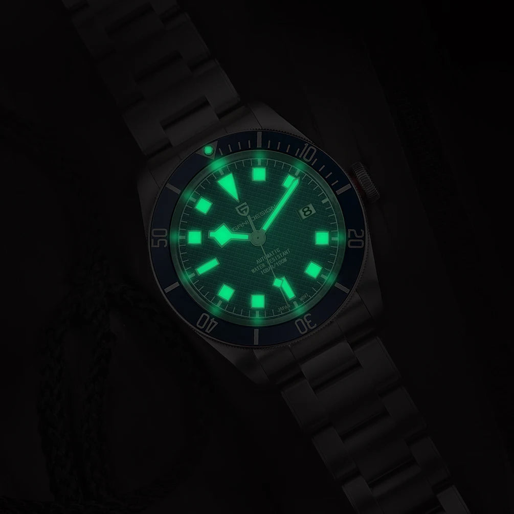 2026 New PAGANI DESIGN BB58 Luxury Automatic Mechanical Men Watch Sapphire Japan Movt Watch 316L All Steel Waterproof Man Watch