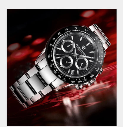 2026 New PAGANI DESIGN Chronograph Luxury Quartz Wrist Watch Automatic Date 100M Waterproof JAPAN VK63 Movement