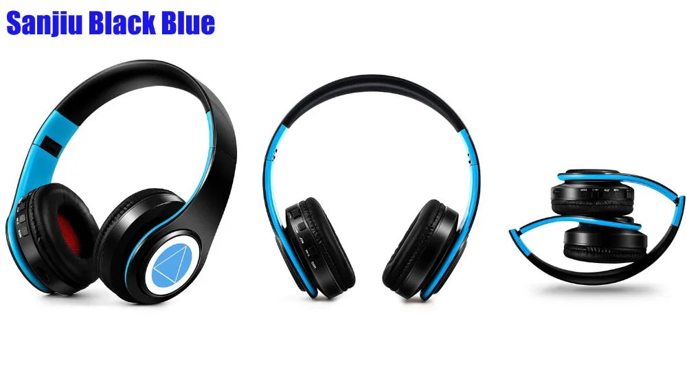Auriculares anime over-ear Miku Nakano Sanjiu Bluetooth 5.0 – Headset gaming estéreo inalámbrico con graves profundos, micrófono y compatibilidad con tarjeta TF