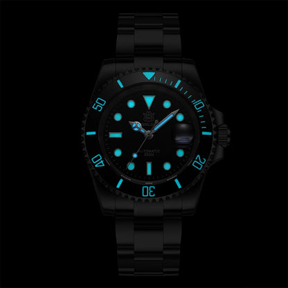SD1953 STEELDIVE Brand Ceramic Bezel 41mm Steeldive 30ATM Water Resistant NH35 Automatic Mens Dive Watch  with Milled Clasp