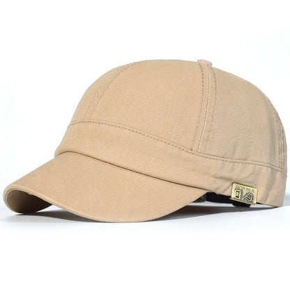 Baseballová čepice s krátkou krempou, bavlněná, pro muže i ženy, měkká, vintage, „dad hat“, nastavitelná, ve stylu trucker, nízkoprofilová čepice