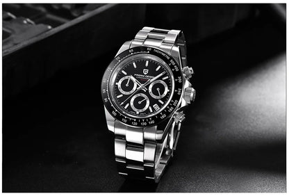 2026 New PAGANI DESIGN Chronograph Luxury Quartz Wrist Watch Automatic Date 100M Waterproof JAPAN VK63 Movement