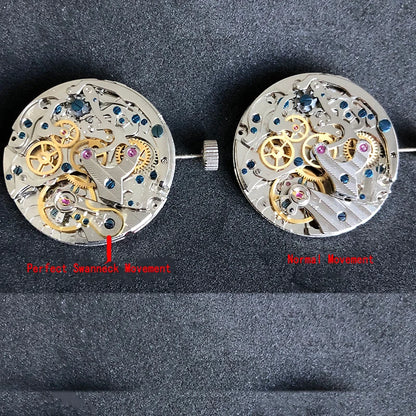 Sugess 1963 Pilot Watch Men Mechanical Chronograph Panda Wristwatch Air Force Sapphire Waterproof for Seagull Movement ST1901 v3