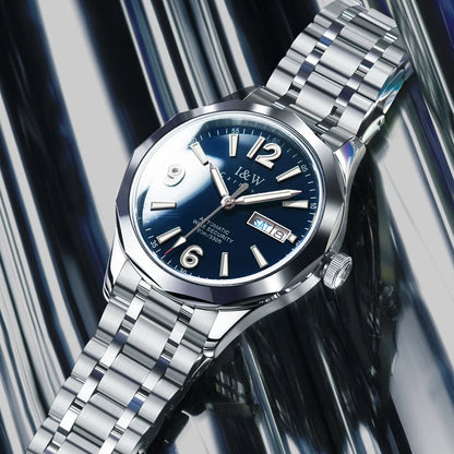 Reloj CARNIVAL Mens Tungsten Mechanical Watch Brand Luxury NH36 Automatic Movement Wristwatches for Men Waterproof Montre Homme
