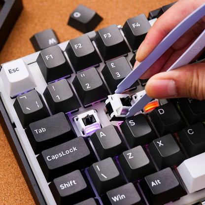 Akko MonsGeek M1 V5 Three-mode Mechanical Keyboard/Barebone Kit VIA 75% 3/5 Pin Customized Hot Swap RGB Rapid Disassemble Gasket