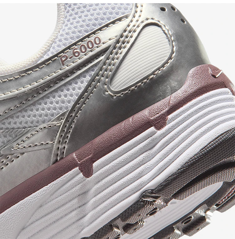 Nike Authentic P-6000 Zapatillas casuales bajas para mujer con cordones, resistentes al desgaste, para uso diario BV1021-110